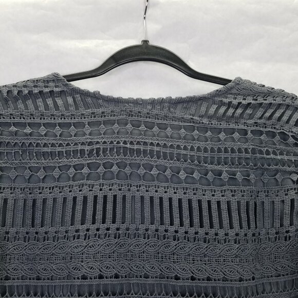 Gray Lace Women Top - Picture 11 of 16